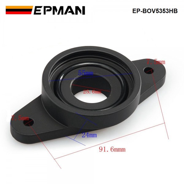 EPMAN BOV Flange Adapter Blow Off Valve For  SSQV SQV Adapter For Subaru Impreza WRX 08-14 EP-BOV5353HB