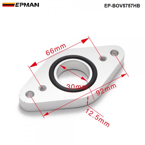 EPMAN S RS RZ FV BOV Blow Off Valve Flange For Mazda MPS 3/6 CX7 EP-BOV5757HB