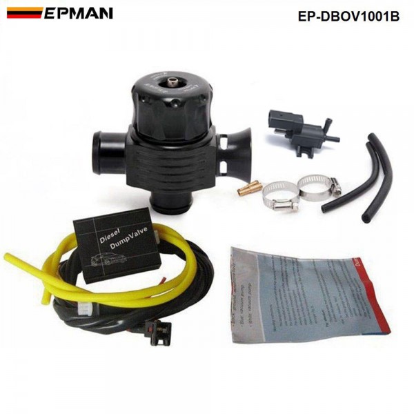 EPMAN Turbo Diesel Electronic Blow Off Valve Dump Valve Kit For BMW Audi VW Mercedes Isuzu EP-DBOV1001B EPMAN Turbo Diesel Electronic Blow Off Valve Dump Valve Kit For BMW Audi VW Mercedes Isuzu EP-DBOV1001B