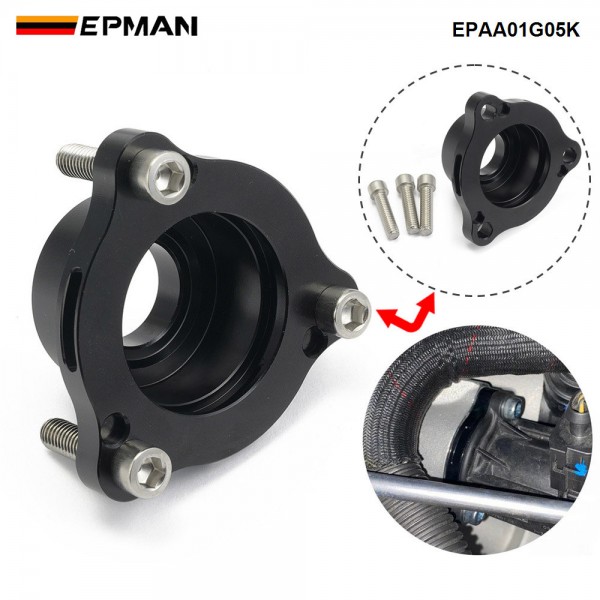 EPMAN Aluminum Blow Off Valve Adapter Spacer BOV For VW Golf GTI Mk7 Mk7.5 For Audi A3/A4/TT Turbo Boost Pressure To Atmosphere EPAA01G05K EPMAN Aluminum Blow Off Valve Adapter Spacer BOV For VW Golf GTI Mk7 Mk7.5 For Audi A3/A4/TT Turbo Boost Pressure To Atmosphere EPAA01G05K