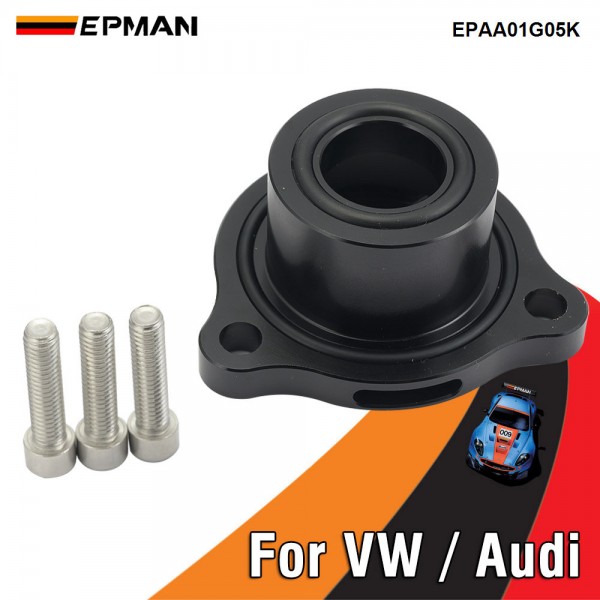 EPMAN Aluminum Blow Off Valve Adapter Spacer BOV For VW Golf GTI Mk7 Mk7.5 For Audi A3/A4/TT Turbo Boost Pressure To Atmosphere EPAA01G05K EPMAN Aluminum Blow Off Valve Adapter Spacer BOV For VW Golf GTI Mk7 Mk7.5 For Audi A3/A4/TT Turbo Boost Pressure To Atmosphere EPAA01G05K