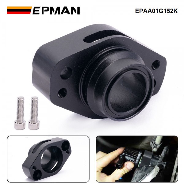 EPMAN Aluminum Turbo Blow Off Valve Adapter BOV For Ford F-150 2.7L 3.5L Ecoboost 16-23 EPAA01G152K EPMAN Aluminum Turbo Blow Off Valve Adapter BOV For Ford F-150 2.7L 3.5L Ecoboost 16-23 EPAA01G152K