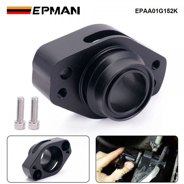 EPMAN Aluminum Turbo Blow Off Valve Adapter BOV For Ford F-150 2.7L 3.5L Ecoboost 16-23 EPAA01G152K