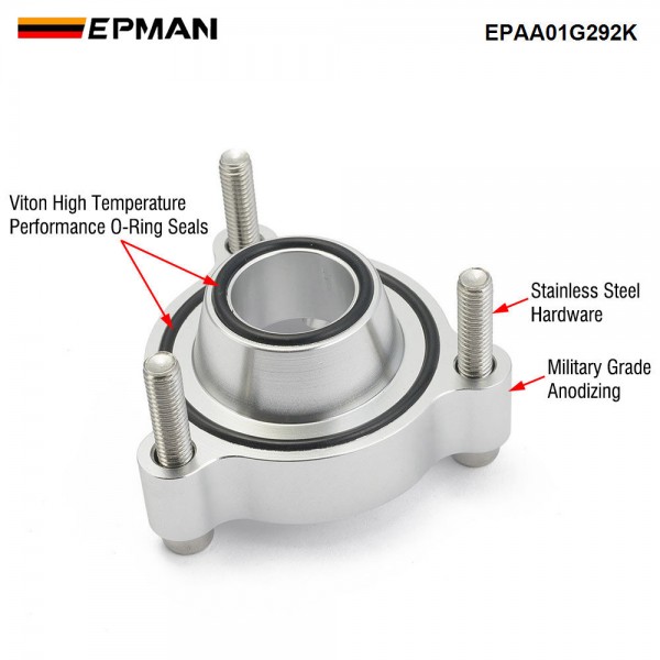 EPMAN BOV Blow Off Valve Adapter Forged Aluminum, No Check Engine Light For BMW N20 & MINI Cooper 2.0T EPAA01G292K