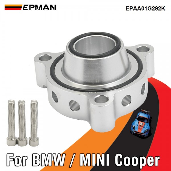 EPMAN BOV Blow Off Valve Adapter Forged Aluminum, No Check Engine Light For BMW N20 & MINI Cooper 2.0T EPAA01G292K