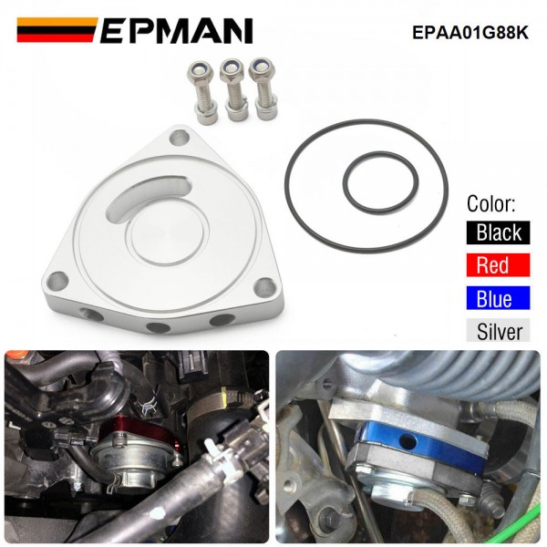 EPMAN Blow Off Valve Plate Spacer BOV 1.5T Coupe Aluminum Billet For Honda Civic 2015-2021 Turbo EPAA01G88K EPMAN Blow Off Valve Plate Spacer BOV 1.5T Coupe Aluminum Billet For Honda Civic 2015-2021 Turbo EPAA01G88K
