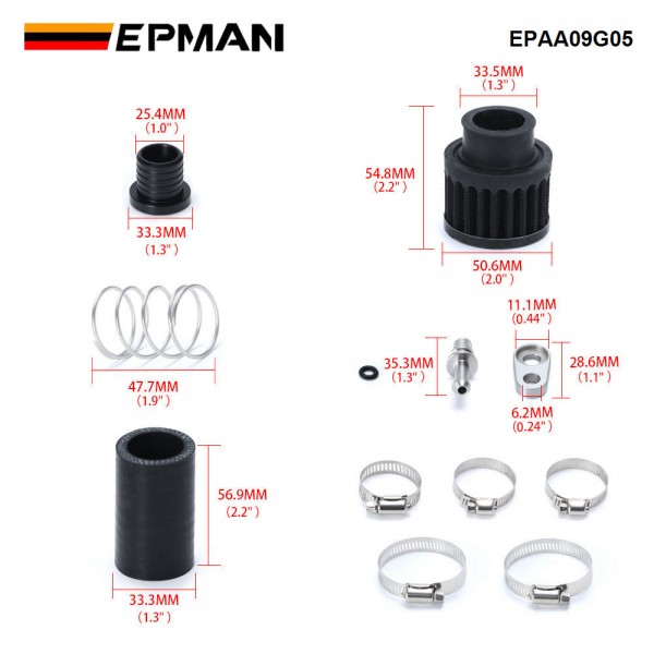 EPMAN BOV Blow Off Valve Kit for 17-21 Can Am Maverick 120hp Turbo X3 Non Intercooler Motorcycle Accessories EPAA09G05 EPMAN BOV Blow Off Valve Kit for 17-21 Can Am Maverick 120hp Turbo X3 Non Intercooler Motorcycle Accessories EPAA09G05