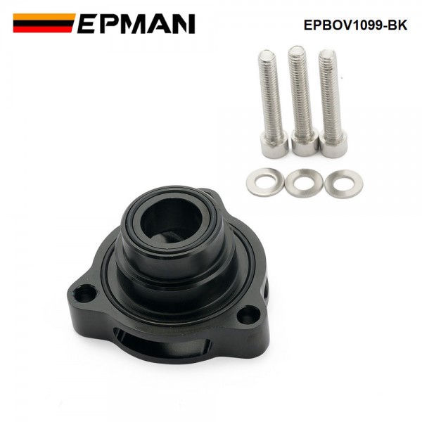 EPMAN Turbo Blow Off Valve Adapter BOV Adaptor For VW GTI Golf Mk7 Mk7.5 / Jetta A3 1.8T Bypass Valve/Solenoid EPBOV1099-BK