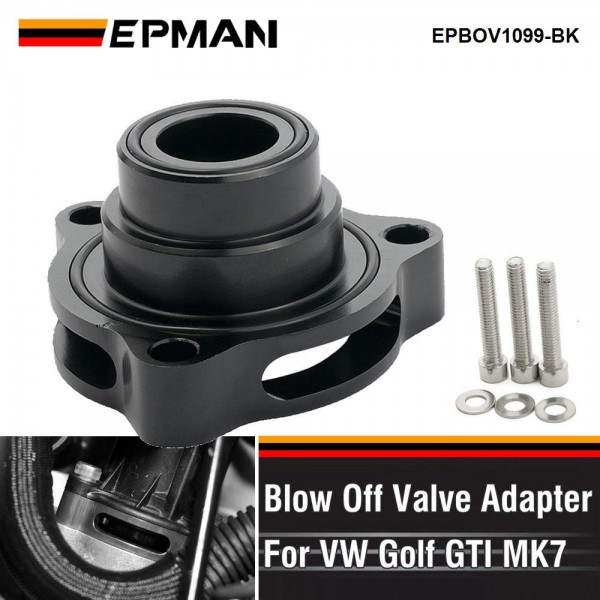 EPMAN Turbo Blow Off Valve Adapter BOV Adaptor For VW GTI Golf Mk7 Mk7.5 / Jetta A3 1.8T Bypass Valve/Solenoid EPBOV1099-BK EPMAN Turbo Blow Off Valve Adapter BOV Adaptor For VW GTI Golf Mk7 Mk7.5 / Jetta A3 1.8T Bypass Valve/Solenoid EPBOV1099-BK