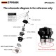 EPMAN Blow off Valve SS304 Flange Weld for EPMAN BOV50 Q QR Series 50mm BOV EPCGQ273