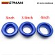 EPMAN 3" 3.5" 4" Cold Air Compressor / Intake Inlet Velocity Stack / Turbo Horn Kit EP-BOV1009DDLB EPMAN 3" 3.5" 4" Cold Air Compressor / Intake Inlet Velocity Stack / Turbo Horn Kit EP-BOV1009DDLB