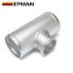 TANSKY 51mm 57mm 63mm 70mm 76mm Aluminium Blow Off Valve Adapter T Pipe For Tail 50mm BOV