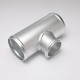 TANSKY 51mm 57mm 63mm 70mm 76mm Aluminium Blow Off Valve Adapter T Pipe For Tail 50mm BOV