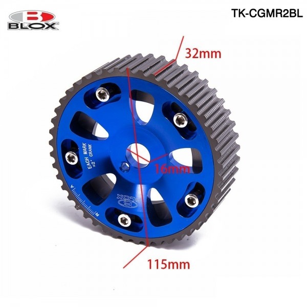 2PCS BLOX Adjustable Aluminium Camshaft Cam Gear For Toyota Celica/MR2/3S-GTE TK-CGMR2BL 2PCS BLOX Adjustable Aluminium Camshaft Cam Gear For Toyota Celica/MR2/3S-GTE TK-CGMR2BL