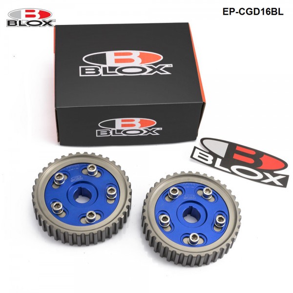 1 Pair/Set Cam Gears For Honda Civic D16A SOHC Integra (Blue) EP-CGD16BL 1 Pair/Set Cam Gears For Honda Civic D16A SOHC Integra (Blue) EP-CGD16BL