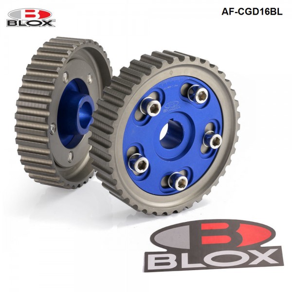 1 Pair/Set Cam Gears For Honda Civic D16A SOHC Integra (Blue) EP-CGD16BL 1 Pair/Set Cam Gears For Honda Civic D16A SOHC Integra (Blue) EP-CGD16BL