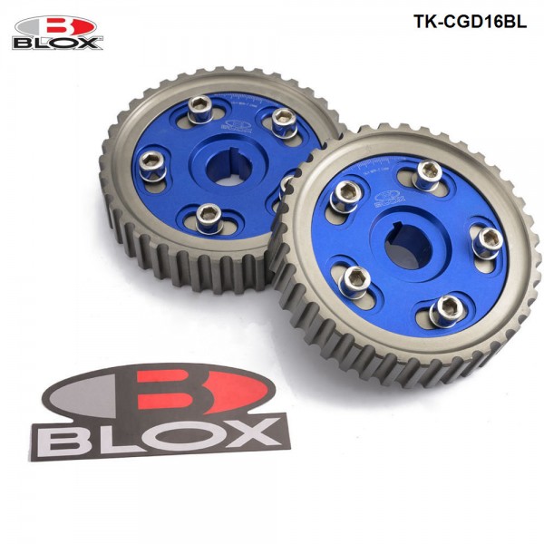 1 Pair/unit Cam Gears For Honda Civic D16A SOHC Integra  (blue) EP-CGD16BL