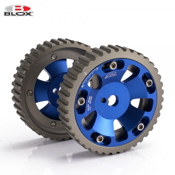 1Pair/Unit BLOX Cam Gears (Blue) For Mitsubishi 4G15 4G13 TK-CG4G15BL