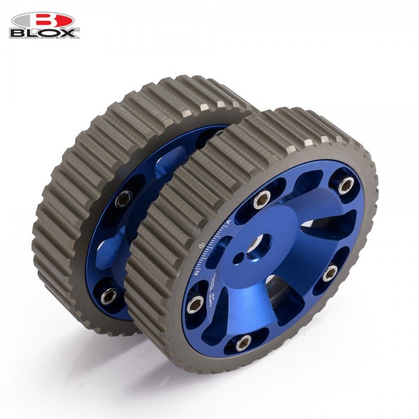 1Pair/Unit BLOX Cam Gears (Blue) For Mitsubishi 4G15 4G13 TK-CG4G15BL