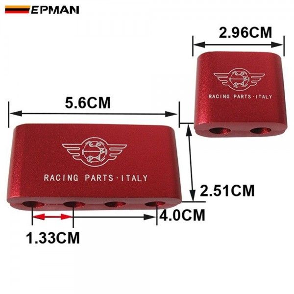 EPMAN Aluminium Alloy Engine Spark Plug Wire Divider Separator Kit for 8mm 9mm 10mm Wire EPMAN Aluminium Alloy Engine Spark Plug Wire Divider Separator Kit for 8mm 9mm 10mm Wire