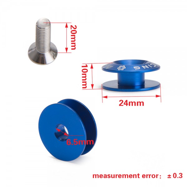 ADDCO 50PACKS/LOT JDM Aluminum Quick Release Fasteners Kit Fit FOR TRUNK/HATCH LIDS/BUMPER AD-DQ002 ADDCO 50PACKS/LOT JDM Aluminum Quick Release Fasteners Kit Fit FOR TRUNK/HATCH LIDS/BUMPER AD-DQ002