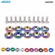 ADDCO Racing 10PC M6 CNC Billet Aluminum Fender Bumper Washer Bolt Engine Bay Dress Up Kit ADDP007