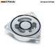 EPMANSSQV Silver/Black SQV Adaptor BOV Flange Adapte Blow Off Valve For Hyundai Genesis 2.0T Turbo 08+ EP-BOV7575HB