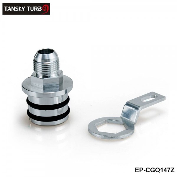 TANSKY - Engine Billet Aluminum Block Plug Adapter Breather Fitting to 10AN Fit For Honda Integra B16/B18 Engines only EP-CGQ147Z TANSKY - Engine Billet Aluminum Block Plug Adapter Breather Fitting to 10AN Fit For Honda Integra B16/B18 Engines only EP-CGQ147Z