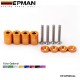 EPMAN Racing 1" Billet Hood Vent Spacer Riser Kits For All Turbo Engine Motor Swap 6mm EP-DP009