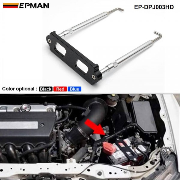 EPMAN Battery Tie Down Kit Hold Down Rod With Stainless Tray Hooks For Honda Civic / CRX S2000 For Acura Integra RSX EP-DPJ003HD EPMAN Battery Tie Down Kit Hold Down Rod With Stainless Tray Hooks For Honda Civic / CRX S2000 For Acura Integra RSX EP-DPJ003HD