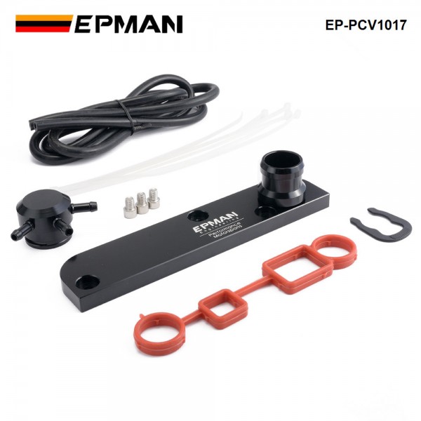 EPMAN Billet PCV Delete Plate Kit Revamp Adapter for Volkswagen Audi SEAT Skoda EA113 Engines EP-PCV1017 