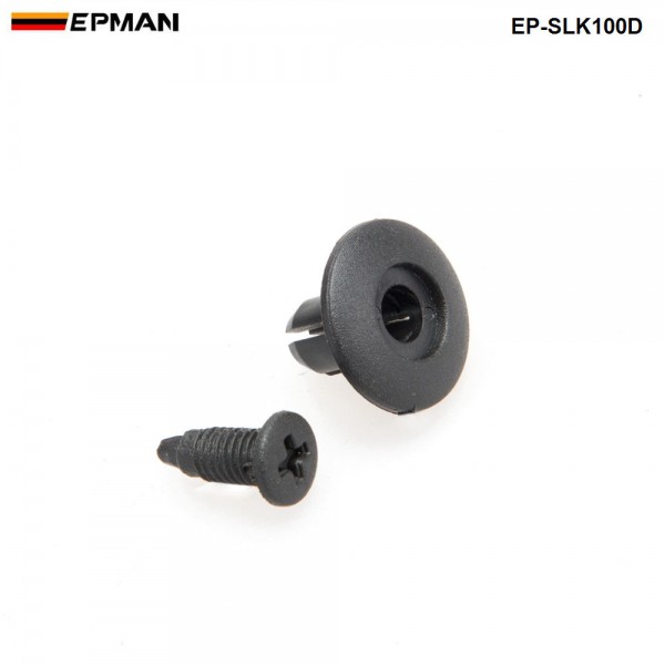 100PCS/Pack 8mm Car Universal Mixed Door Trunk Rack Bumper Expansion Screw Threaded Nail Plastic Interior Clip EP-SLK100D