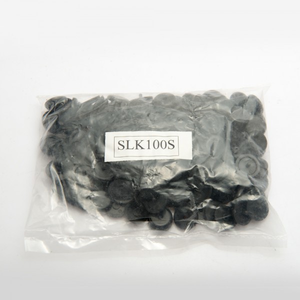 100pcs/LOT Safety Car Parts Black Beige Plastic Car Safety Seat Belt Stopper Spacing Limit Buckle Clip Retainer Seatbelt Stop Button EP-SLK100S