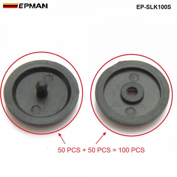 100pcs/LOT Safety Car Parts Black Beige Plastic Car Safety Seat Belt Stopper Spacing Limit Buckle Clip Retainer Seatbelt Stop Button EP-SLK100S