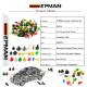 200pcs/LOT Universal Mixed Auto Fastener Car Bumper Clips Retainer Car Fastener Rivet Door Panel Fender Liner EP-SLK200H