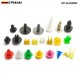 200pcs/LOT Universal Mixed Auto Fastener Car Bumper Clips Retainer Car Fastener Rivet Door Panel Fender Liner EP-SLK200H