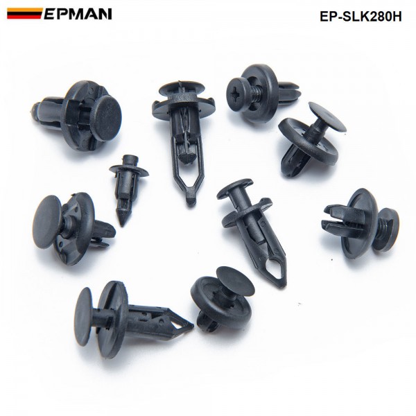 280PCS/Set Mixed Fastener Clip And Tool Car Fender Bumper rivet fixed Clip Fastener For Toyota Honda Lexus Audi Ford EP-SLK280H