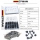 280PCS/Set Mixed Fastener Clip And Tool Car Fender Bumper rivet fixed Clip Fastener For Toyota Honda Lexus Audi Ford EP-SLK280H