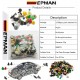 500PCS/Pack Car Door Trim Panel Clip Fasteners Auto Bumper Rivet Fastener Clip Assortments Kit Push EP-SLK500H 500PCS/Pack Car Door Trim Panel Clip Fasteners Auto Bumper Rivet Fastener Clip Assortments Kit Push EP-SLK500H