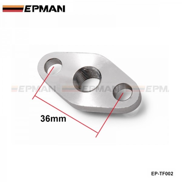 EPMAN Turbo oil feed flange For T3 T4 T3/4 T04 to 1/4 NPT EP-TF002