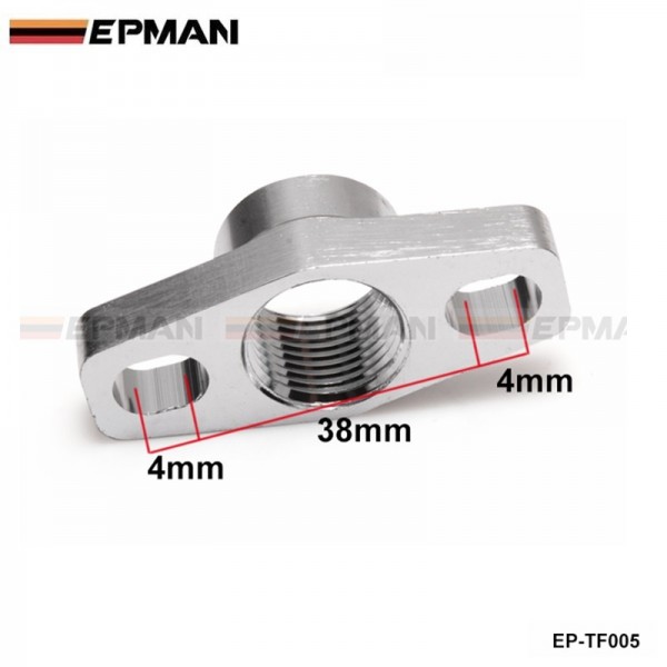 EPMAN For GT25 GT28 T25 T28 GT30 GT35 an10 1/2NPNT turbo oil drain flange adaptor EP-TF005 EPMAN For GT25 GT28 T25 T28 GT30 GT35 an10 1/2NPNT turbo oil drain flange adaptor EP-TF005