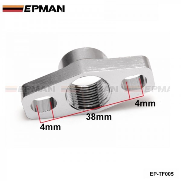 EPMAN For GT25 GT28 T25 T28 GT30 GT35 an10 1/2NPNT turbo oil drain flange adaptor EP-TF005