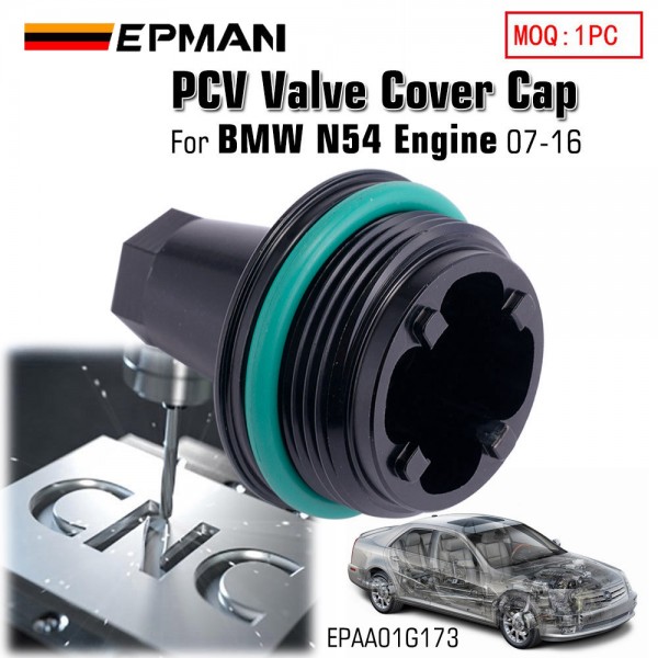 EPMAN Billet Aluminum N54 PCV Valve Upgrade Kit For BMW E82 E88 E89 E90 E91 E92 E93 E60 E61 E71 135i 335i 535i X6 Z4 Twin Turbo Engine EPAA01G173 EPMAN Billet Aluminum N54 PCV Valve Upgrade Kit For BMW E82 E88 E89 E90 E91 E92 E93 E60 E61 E71 135i 335i 535i X6 Z4 Twin Turbo Engine EPAA01G173