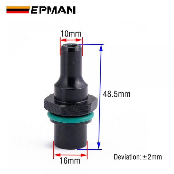 EPMAN N54 PCV Valve Cap Aluminum Cover Kit for BMW E90 E91 E92 E82 E88 E89 E60 E61 E71 N54 Twin Turbo Engines Car Accessories EPAA01G174