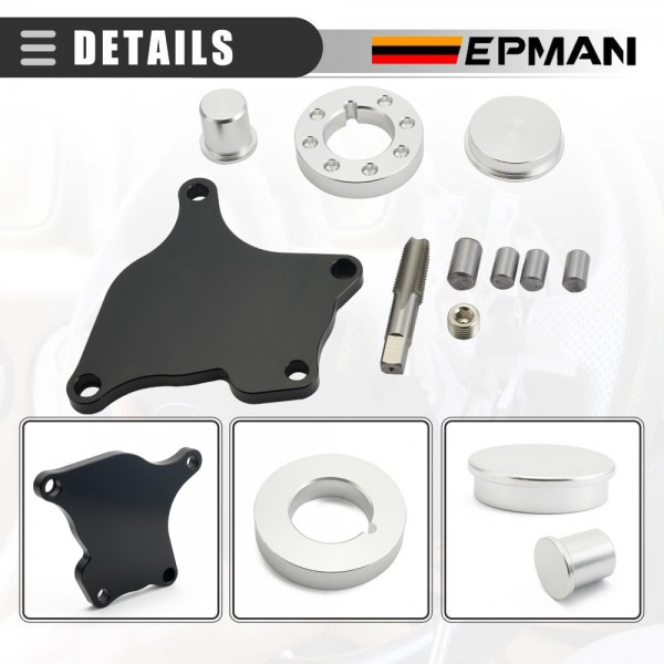 EPMAN Billet Aluminum Balance Shaft Eliminator Kit For Honda H22A4 H23 H-series VTEC EPAA01G178 EPMAN Billet Aluminum Balance Shaft Eliminator Kit For Honda H22A4 H23 H-series VTEC EPAA01G178