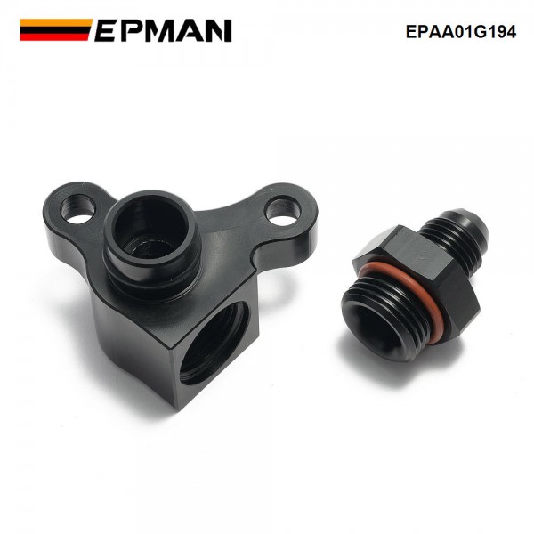 EPMAN Aluminum Racing K-Series Power Steering Fitting Adapter For K20A/A2/A2/Z1 Pump EPAA01G194
