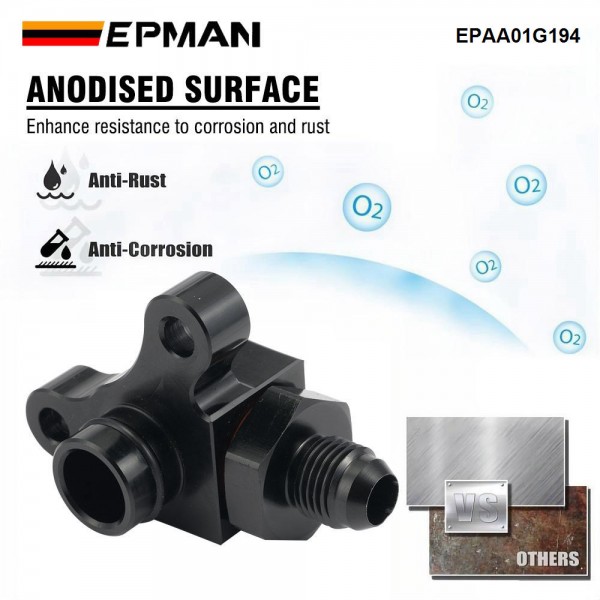 EPMAN Aluminum Racing K-Series Power Steering Fitting Adapter For K20A/A2/A2/Z1 Pump EPAA01G194 EPMAN Aluminum Racing K-Series Power Steering Fitting Adapter For K20A/A2/A2/Z1 Pump EPAA01G194