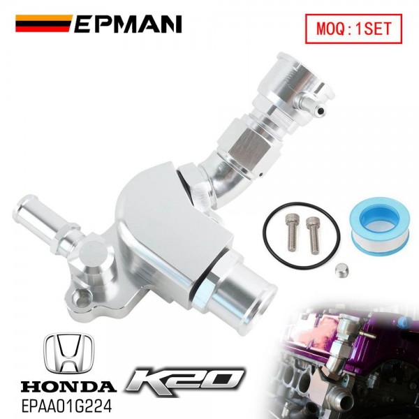 EPMAN K Series Aluminum Upper Coolant Housing Built In Filler Hose For Honda Acura Rsx Si K20 K24A1 EPAA01G224 EPMAN K Series Aluminum Upper Coolant Housing Built In Filler Hose For Honda Acura Rsx Si K20 K24A1 EPAA01G224