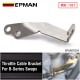 EPMAN Steel Billet B Series Throttle Cable Bracket Compatible with Honda Civic Integra B16 B18 Engine Swap Throttle Cable Mounting Bracket EPAA01G24