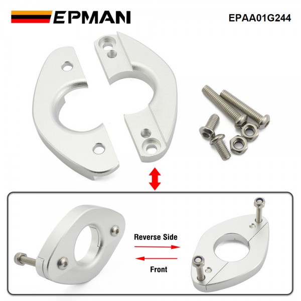 EPMAN 1.25" Universal Aluminum Firewall Pass Through For Wiring Harness- Eliminates Grommet In Fire Wall EPAA01G244